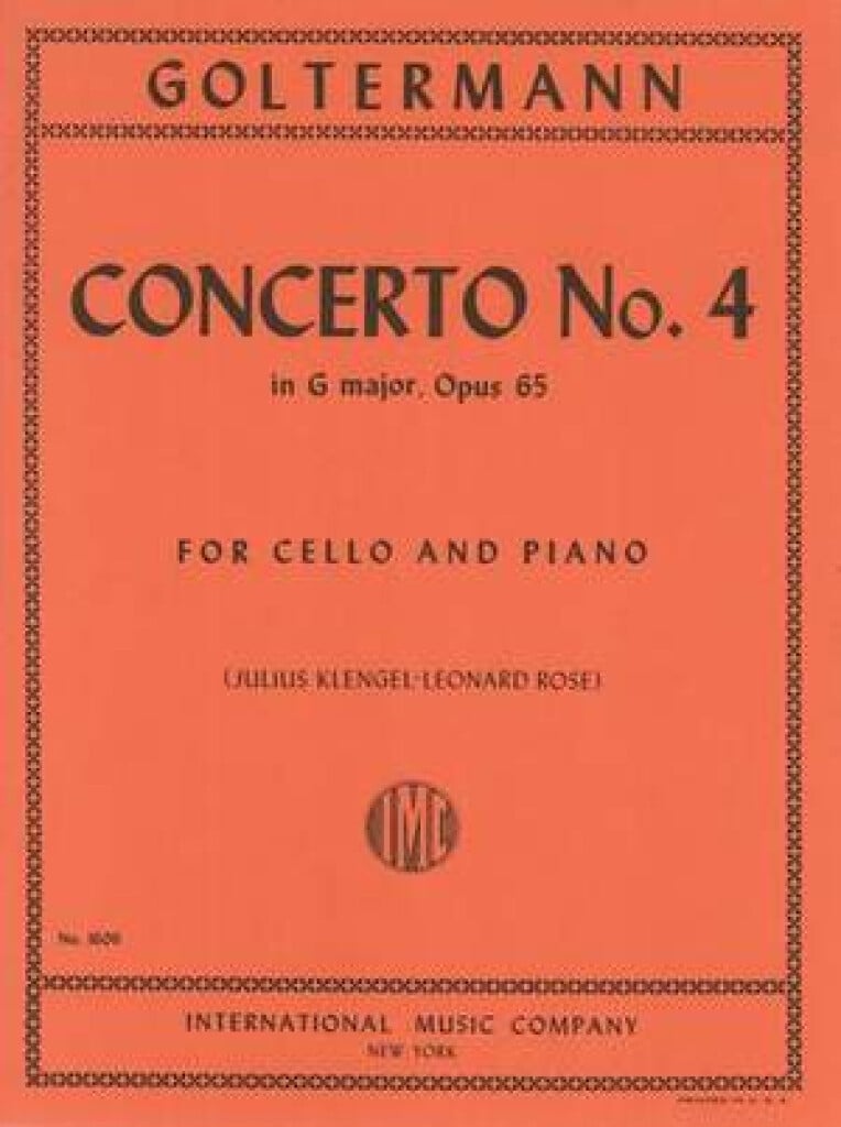 Concerto N. 4 Sol Op. 65 (Rose)